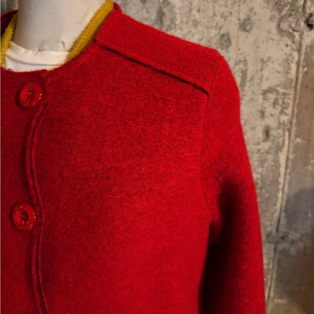 Red Wool Jacket - Picture 2 of 9